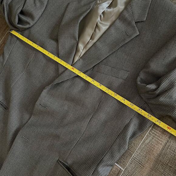 JoS. A. Bank Men's Wool Plaid Sport Jacket Size 43R - Picture 3 of 9